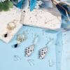 SUNNYCLUE 1 Box 20Pcs Clip on Earring Converters with Loop Shell Pearl Non Pierced Plastic Earring Findings Hypoallergenic U Type Earrings Components Earring Clips Converter for Jewelry Making Kit view 4