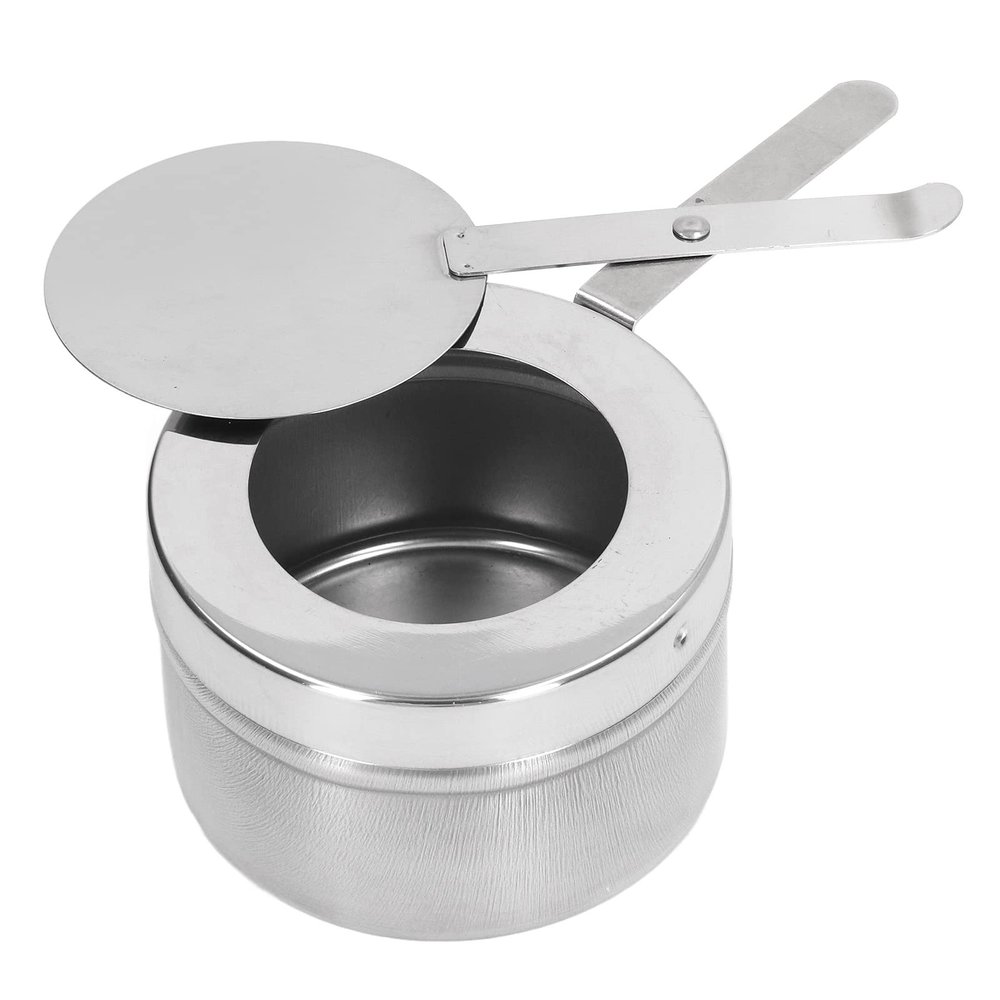 Tyenaza Melting Furnace Kit, Stainless Steel Portable Food Heating Stove Cup, Wax Heating Furnace with Handle and Cover for Home Cooking, DIY Wax Printing Crafts