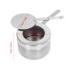Tyenaza Melting Furnace Kit, Stainless Steel Portable Food Heating Stove Cup, Wax Heating Furnace with Handle and Cover for Home Cooking, DIY Wax Printing Crafts view 2