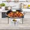 Tyenaza Melting Furnace Kit, Stainless Steel Portable Food Heating Stove Cup, Wax Heating Furnace with Handle and Cover for Home Cooking, DIY Wax Printing Crafts view 3