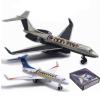 10" Model Airplane Gulfstream G650 Business Airliner Model Ornament with Display Rack Lighting Collectibles Alloy Plane Models Diecast view 2