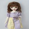Jusuns Mohair Doll Wigs JD693 6-7inch 16-18cm 1/6 Short Mini Wave YOSD BJD Hair (Blend Brown M4+M11) view 1