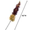Factory Direct Craft Plum Artificial Holly Hock Spray for Summer Arrangements and Fall Decorating - 42" H view 2