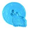 IOOOFU Glossy Silicone Wolf-Shape Mold Wall-Mounted Valentines Stereo Mold DIY Ornaments Pendant Epoxy Resin Crafting Molds Wall Hanging Mold view 1