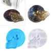 IOOOFU Glossy Silicone Wolf-Shape Mold Wall-Mounted Valentines Stereo Mold DIY Ornaments Pendant Epoxy Resin Crafting Molds Wall Hanging Mold view 3