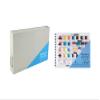 HG Art Concepts Painters Watercolor & Mixed Media Diary With Binder Case - 9x12 Spiral-Bound Acid-Free Color Swatch Book with 10 Pages - Single view 1
