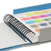 HG Art Concepts Painters Watercolor & Mixed Media Diary With Binder Case - 9x12 Spiral-Bound Acid-Free Color Swatch Book with 10 Pages - Single view 4