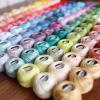 Rhapsody Pearl Cotton Thread Size 8 Crochet Thread Perle 12 Balls Set Hand Knitting, Embroidery, Sashiko, Cross-Stitch, Sewing, Needlepoint, DIY, Quilting (MED Antique Mauve, Col. 311) view 4