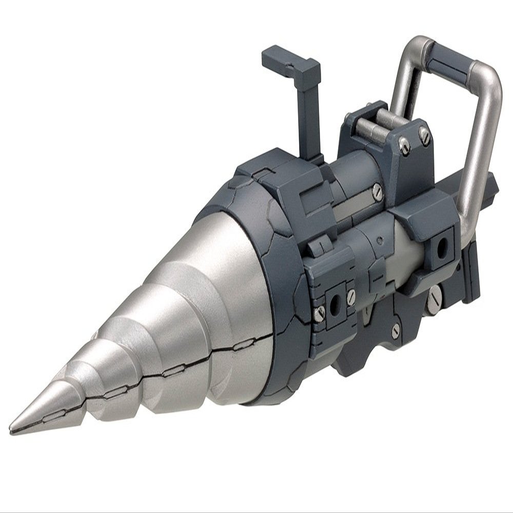 Kotobukiya M.S.G Modeling Support Goods, Heavy Weapon Unit 09, Vortex Driver, Total Length Approx. 7.1 inches (180 mm), Non-Scale, Plastic Model