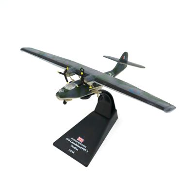 NATEFEMIN 1/144 Scale UK RAF Classic PBY 5 Catalina Fighter Model Alloy Model Diecast Plane Model for Collection