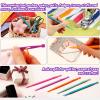 Cyrank 15Pcs Sewing Tools, That Purple Thang Sewing Thang Set, Plastic Sewing Thang Accessories for Sewing Craft Projects view 2