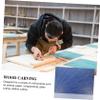 Anneome Cutting mat Quilting Supplies mat Cutter Craft Cutting Board Craft mat Rotary Cutter and mat Double-Sided Plastic Cutting Boards Engraving Plate Dedicated Cutting Machine to Rotate view 2