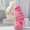 Xidmold Large Owl Candle Mold 3D Owl Silicone Mold for Fondant, Candle, Soap, Plaster Ornament, DIY Crafts (A) view 4
