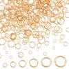 PH PandaHall 300pcs 14K Gold Plated Jump Rings, 6 Size Brass Open Jump Rings Golden Connector Ring Jewelry Making Supplies for Choker Necklaces Bracelet Jewelry Repair, Diameter 3/4/5/6/7/8mm view 1