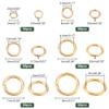 PH PandaHall 300pcs 14K Gold Plated Jump Rings, 6 Size Brass Open Jump Rings Golden Connector Ring Jewelry Making Supplies for Choker Necklaces Bracelet Jewelry Repair, Diameter 3/4/5/6/7/8mm view 2