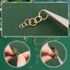 PH PandaHall 300pcs 14K Gold Plated Jump Rings, 6 Size Brass Open Jump Rings Golden Connector Ring Jewelry Making Supplies for Choker Necklaces Bracelet Jewelry Repair, Diameter 3/4/5/6/7/8mm view 4