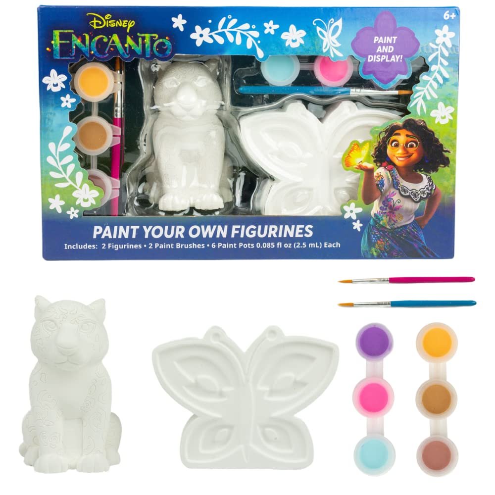 Disney Encanto DIY Paint Your Own Figurines Arts and Crafts Set for Girls