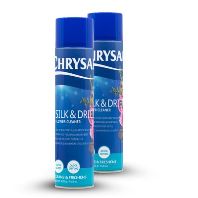Chrysal Silk and Dried Flower Cleaner, 14.8 oz (2 Pack)