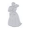 DzIxY Beautiful People Groom Bride Metal Cutting Dies for Card Making Kit Embossing Paper Die Cuts Sets Scrapbooking Machine Stencils Storage Pockets Supplies view 1