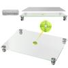Nelyrho 16''x 12'' Glass Resin Leveling Table for Epoxy Resin, with Silicone Mat, Epoxy accessories view 1