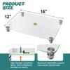 Nelyrho 16''x 12'' Glass Resin Leveling Table for Epoxy Resin, with Silicone Mat, Epoxy accessories view 2