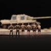 RoofWorld 1/72 WWII Military Miniatures Model Kits 6pcs African Legion Team Diorama Action Figure Solider Doll view 3