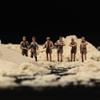 RoofWorld 1/72 WWII Military Miniatures Model Kits 6pcs African Legion Team Diorama Action Figure Solider Doll view 4