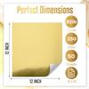 Metallic Gold Cardstock Paper, 50pcs of 12x12 (250 GSM 92lb) - Gold Cardstock Foil Board Scratch-Free, Mirror Finish Surface Die Cut and Plotter Compatible, Perfect for Crafting view 2