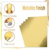 Metallic Gold Cardstock Paper, 50pcs of 12x12 (250 GSM 92lb) - Gold Cardstock Foil Board Scratch-Free, Mirror Finish Surface Die Cut and Plotter Compatible, Perfect for Crafting view 3