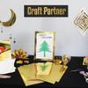 Metallic Gold Cardstock Paper, 50pcs of 12x12 (250 GSM 92lb) - Gold Cardstock Foil Board Scratch-Free, Mirror Finish Surface Die Cut and Plotter Compatible, Perfect for Crafting view 4