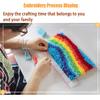Latch Hook kit, DIY Carpet Crochet Yarn kit with pre-Printed Canvas, Crochet Crafts for Kids and Adults,Zd781 view 3