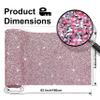 Locacrystal Bling Resin Rhinestone Sticker DIY Car Decoration Stickers Self-Adhesive Hotfix Glitter Crystal Gem Sheet Stickers for Car & Crafts Decoration(Silver Rose,9.4"x63") view 4