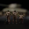 RoofWorld 3pcs 1/35 Military Miniature Figure WWII Aviation Plastic Model Kit American Tank Soldier Make Old Version view 3