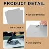 Yeaqee 4 Pcs 9 x 12 Inch Linoleum Block Rubber Carving Block Soft Linocut Blocks Large Linoleum Sheet Unmounted Lino Plates for Engraving Art Project Printmaking Artist Studio Supplies (Gray) view 3