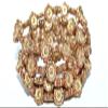 100 pcs Flower Pressed Glass Beads, (95810 54202), Glass, Czech Republic, Size 14 mm (0.55 in) view 1