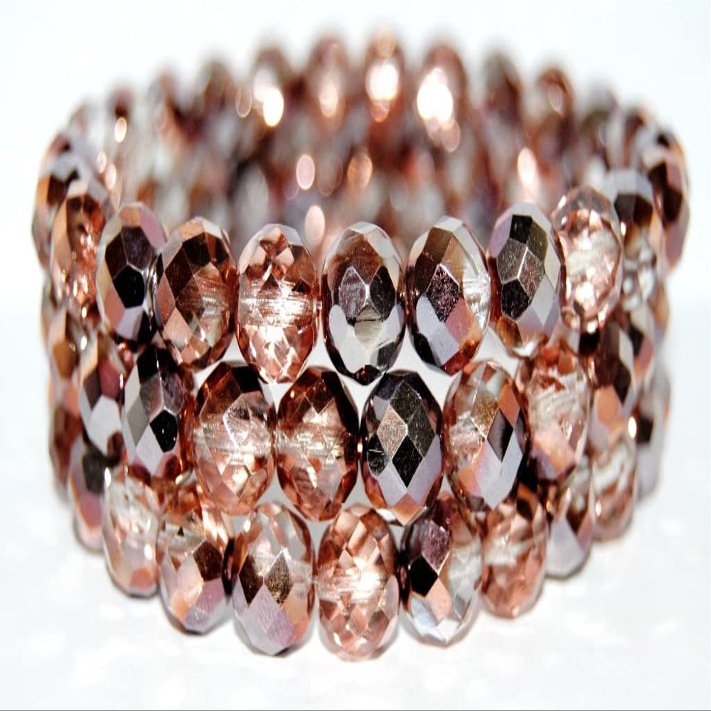 100 pcs Fire Polished Round Faceted Beads, Crystal Prismatic Phoenix (30 27104), Glass, Czech Republic, Size 10 mm (0.39 in)