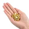 uxcell 100 Sets Leather Rivets, 9mm Double Cap Rivets 8mm Height Metal Studs Rivet for Leather Craft Repair DIY Purse Belts Bags Shoes, Gold Tone view 4