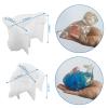 Voaesdk 2Pcs 3D Dolphin Seal Resin Molds Silicone, Cute Whale Sea Dog Epoxy Resin Moulds, Large Ocean Animal Silicone Mold for Resin,DIY Craft,Home Office Cabinets Wall Desktop Decor view 2