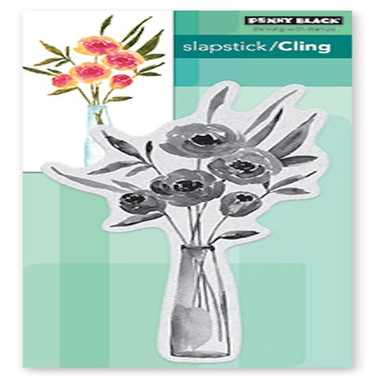 Penny Black 40-888 Good Day Bouquet Cling Stamp