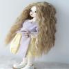 1/6 YOSD Doll Wigs JD706 6-7inch 16-18cm Mid Parting Long Girlish Sauvage Synthetic Mohair BJD Wigs (L.t Brown) view 3