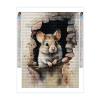 5D DIY Diamond Painting Kits for Adults Little Mouse Full Drill Embroidery Cross Stitch Crystal Rhinestone Paintings Pictures Arts Wall Decor Painting Dots Kits 16x20 inch view 2