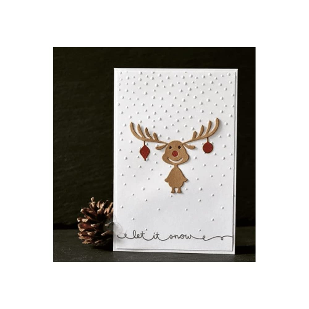 Christmas Deer Metal Cutting Dies Scrapbooking Die Cuts Card Making DIY Craft