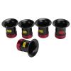 KIMISS 5 Pcs Jewelers Loupe, 10x Portable Monocular Magnifier with Aluminum Alloy Eye Loops view 3