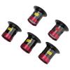 KIMISS 5 Pcs Jewelers Loupe, 10x Portable Monocular Magnifier with Aluminum Alloy Eye Loops view 4