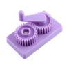 Plastic Paper Quilling Crimper Machine Craft Tool for Art Projects Purple Handheld Quilled Paper Pattern Maker 7x4x4.5cm view 2