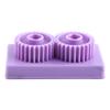 Plastic Paper Quilling Crimper Machine Craft Tool for Art Projects Purple Handheld Quilled Paper Pattern Maker 7x4x4.5cm view 3