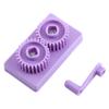 Plastic Paper Quilling Crimper Machine Craft Tool for Art Projects Purple Handheld Quilled Paper Pattern Maker 7x4x4.5cm view 4