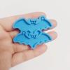 IOOOFU Pendant Mold Clay Molds Bat Shaped Keychain Moulds with Holes Silicone Material for DIY Hand-Making Lover Silicone bat Pendant molds for epoxy Resin view 3