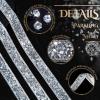 6 Yards Bling Rhinestone Stickers Rhinestones for Crafts self Adhesive Crystal Rhinestones car Stickers for DIY Phone Car Home Decor (Silver, 0.51 Inch) view 3