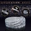 6 Yards Bling Rhinestone Stickers Rhinestones for Crafts self Adhesive Crystal Rhinestones car Stickers for DIY Phone Car Home Decor (Silver, 0.51 Inch) view 4